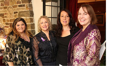 VP of Development Helen Le Frois (l), Kelley Kurtzman, Diane Williams, and Helen Hallberg